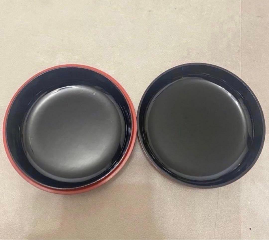 【新品未使用】極上塗 朱色 黒塗 蓮水 焼香 入れ香合 抹香入れ 2.8号 — image 4