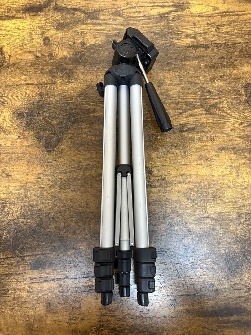 軽量コンパクト三脚 3段伸縮 水準器付き — image 2