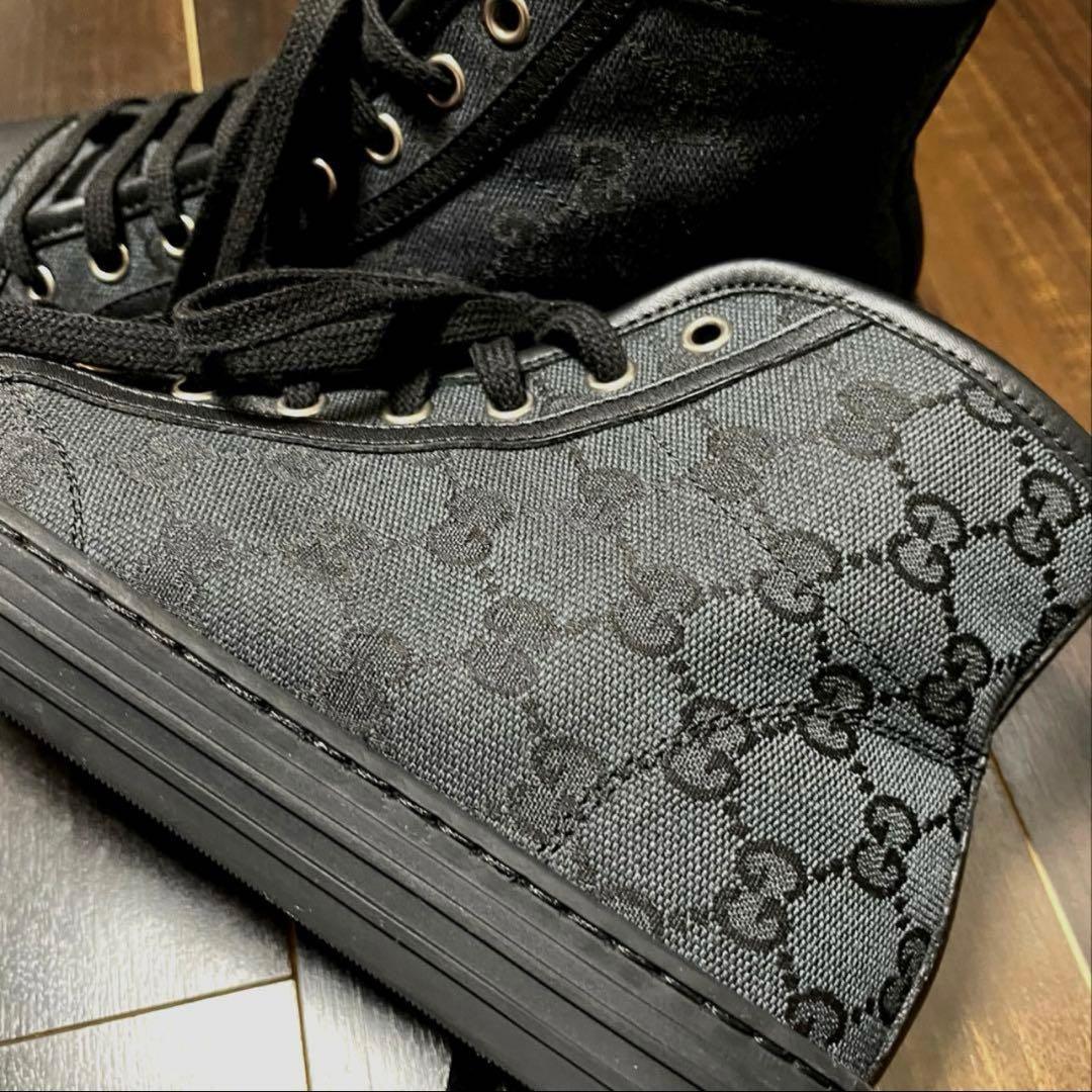 GUCCI 中古美品♪ハイカットスニーカー 25.5cm 使用浅 — image 2