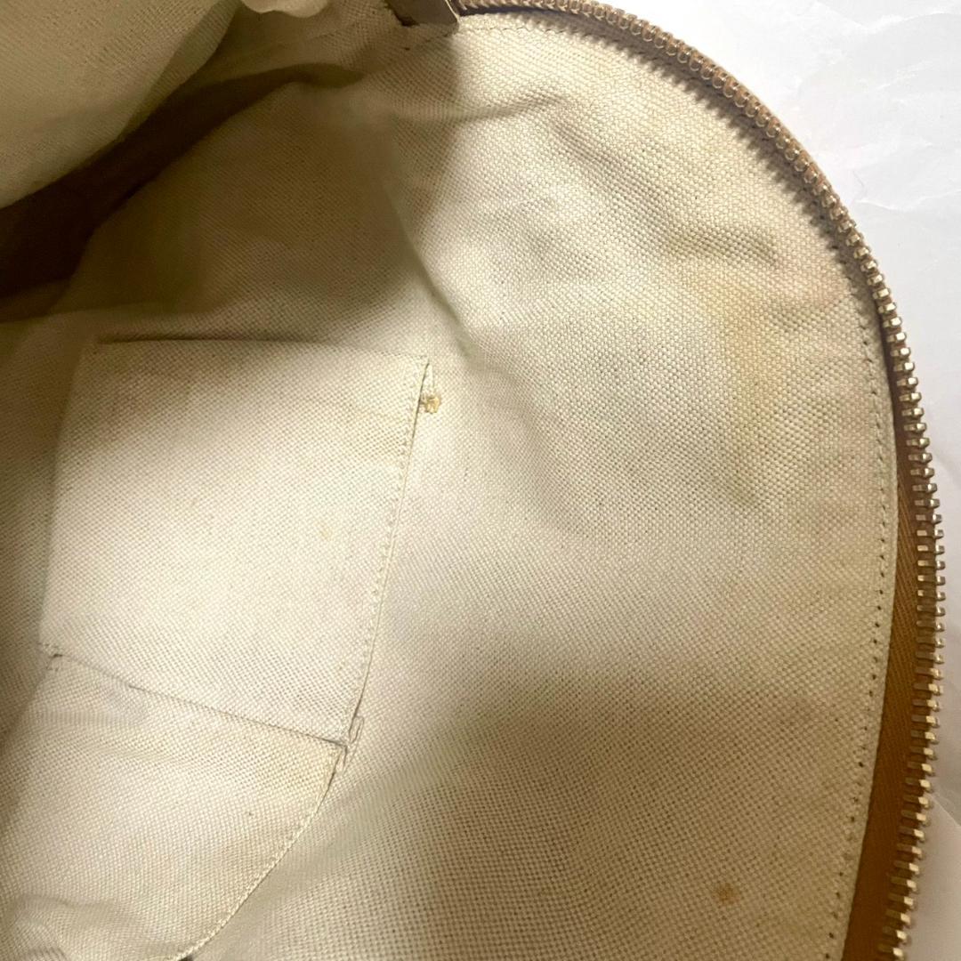 GUCCI グッチ レザー トートバッグ ハンドバッグ イエロー系 肩掛け — image 4