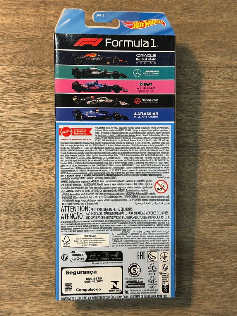 ☆US版☆ホットウィール☆F1 2025 Formura 1☆5台セット☆ — image 2