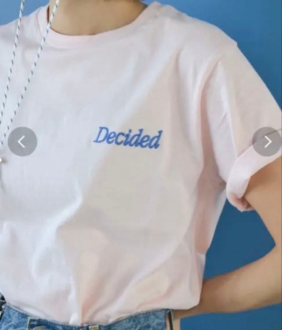 アングリッド　Ungrid ロゴプリント 半袖Tシャツ ピンク　フリーサイズ — image 2