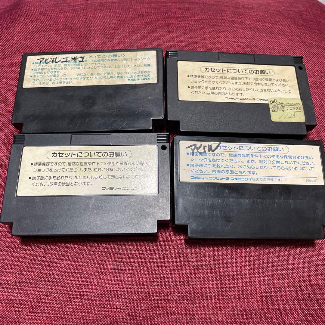 FC ドアドア　パロディウスだ　ドライブスクロール　忍者くん　4本セット — image 2