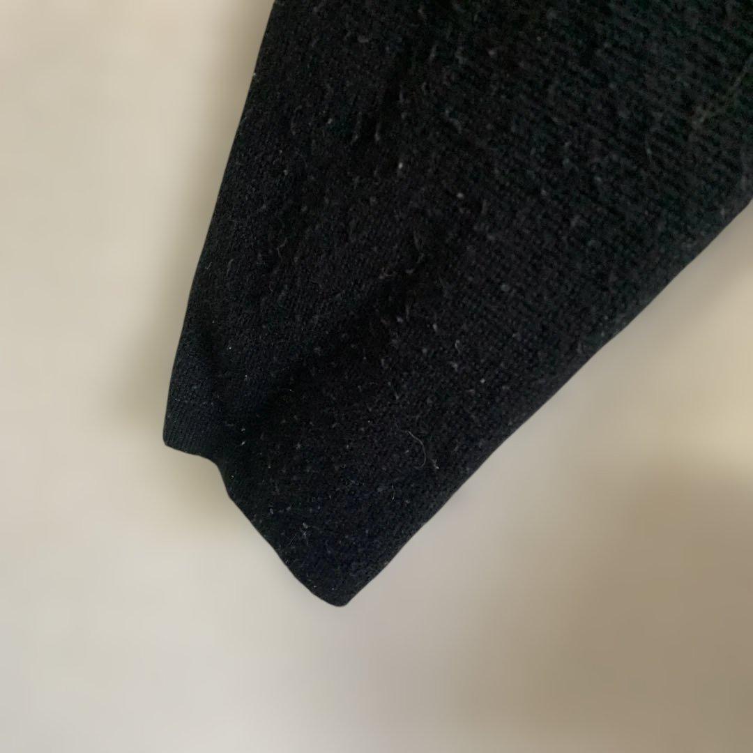 jumpy 黒いボタン付き長袖チュニック　【38】 — image 4