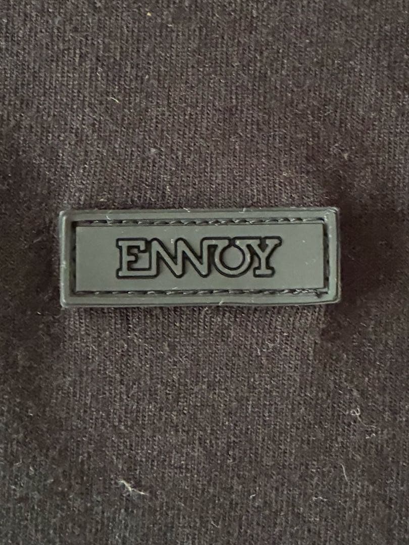 ENNOY 胸 ロゴ クルーネック 半袖Tシャツ エンノイ 黒 スタイリスト私物 — image 2