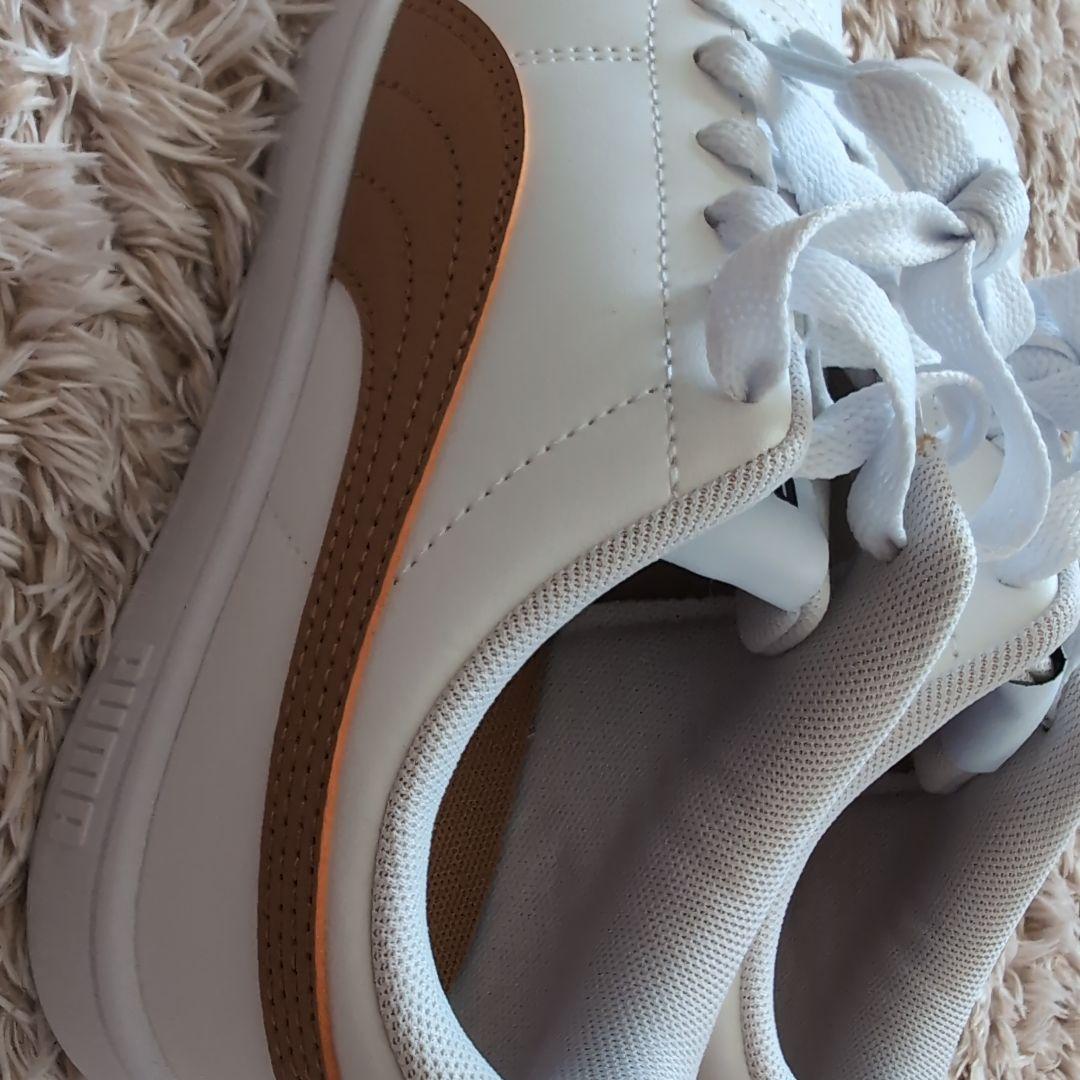 PUMA ホワイト ブラウン スニーカー — image 2