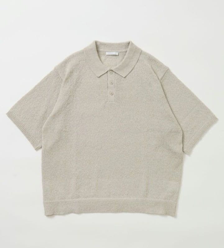 【Firsthand】 ニットポロシャツ ベージュ L 完売 — image 3