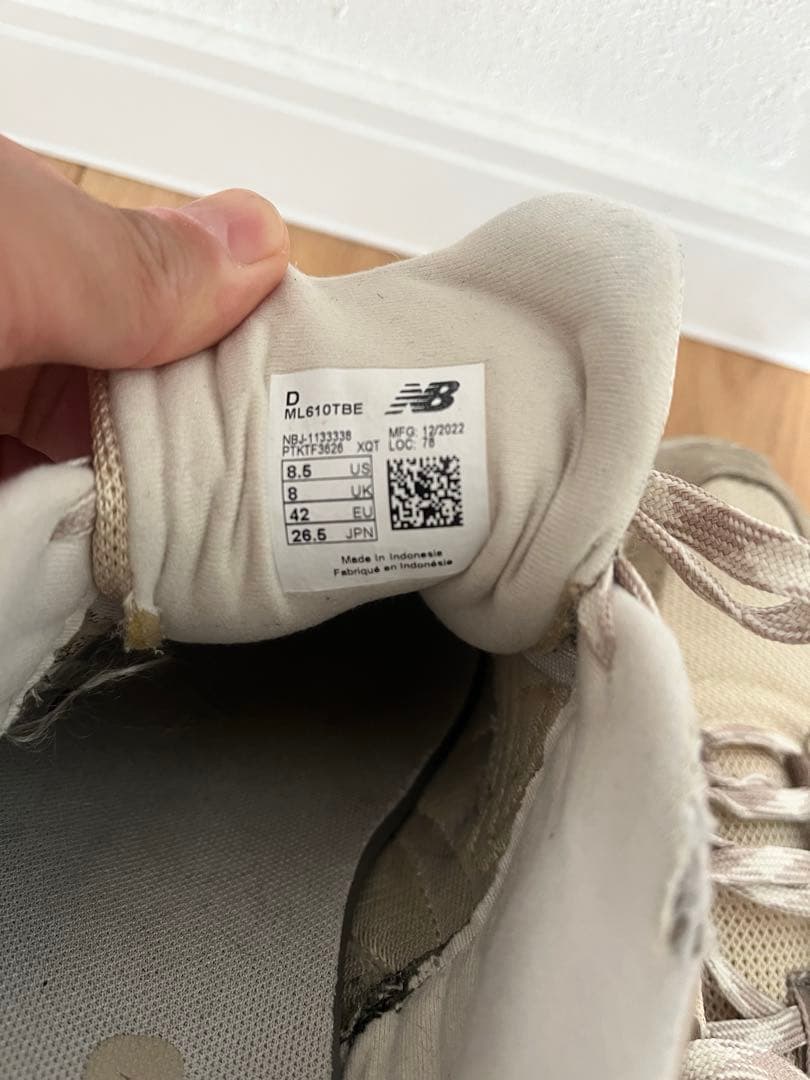 NEW BALANCE ML610TBE BEAUTY & YOUTH26.5 — image 5