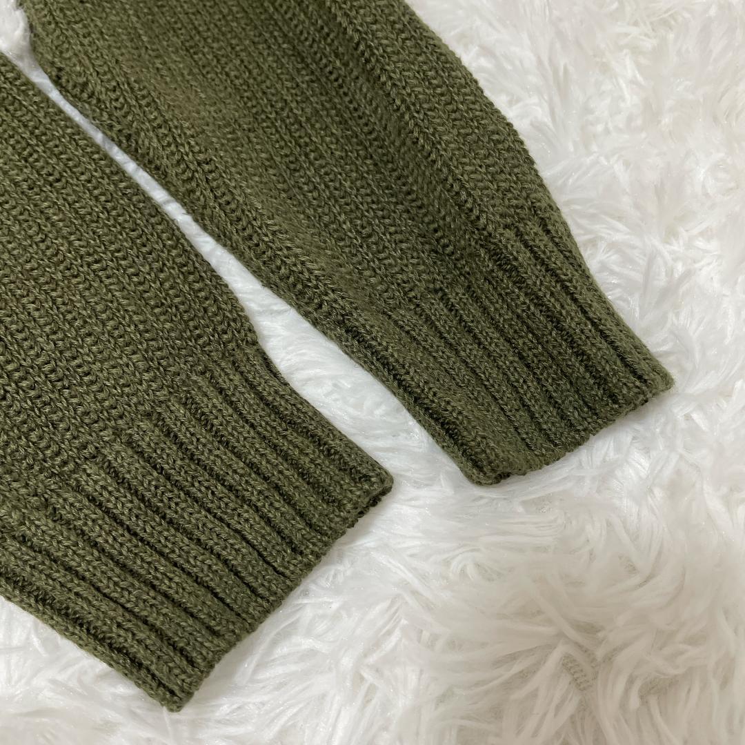 Authentic wear【M】ニットセーター　ローゲージニット　裾リブ — image 5
