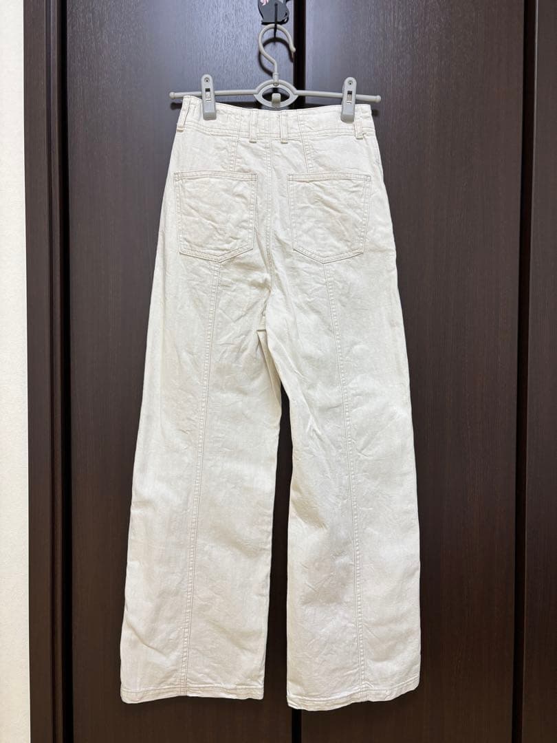 JOHNBULL ホワイトワイドパンツ　ZP350 SS — image 2