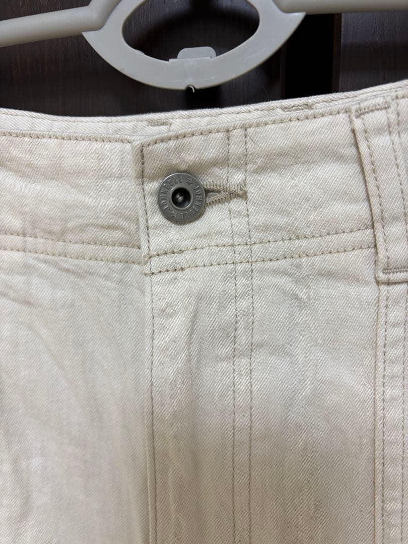 JOHNBULL ホワイトワイドパンツ　ZP350 SS — image 3