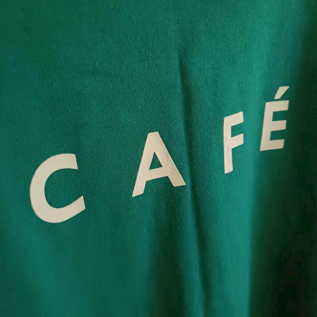 Samansa Mos2 CAFÉ ロゴTシャツ グリーン — image 4