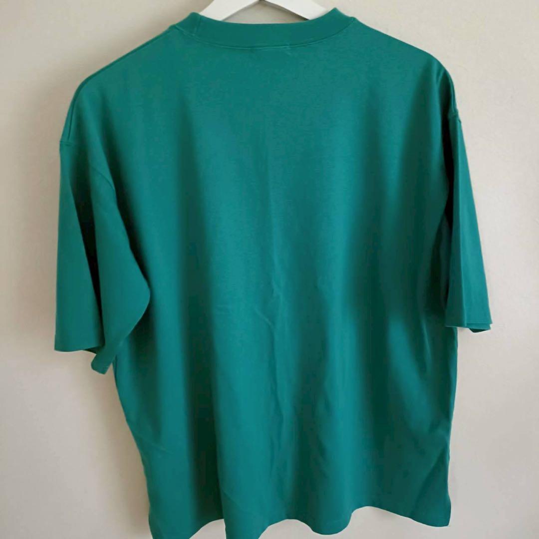 Samansa Mos2 CAFÉ ロゴTシャツ グリーン — image 5