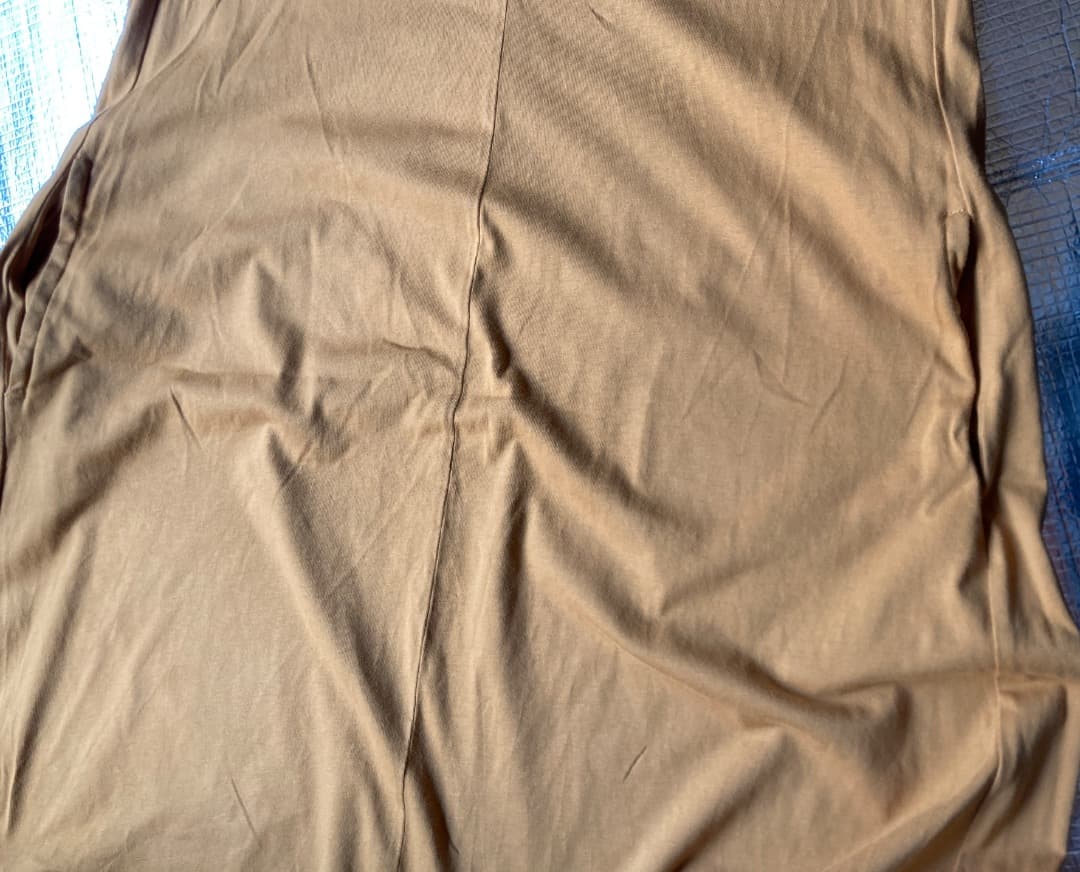 AZUL　半袖 Aライン Tシャツワンピ　黄色系 — image 4