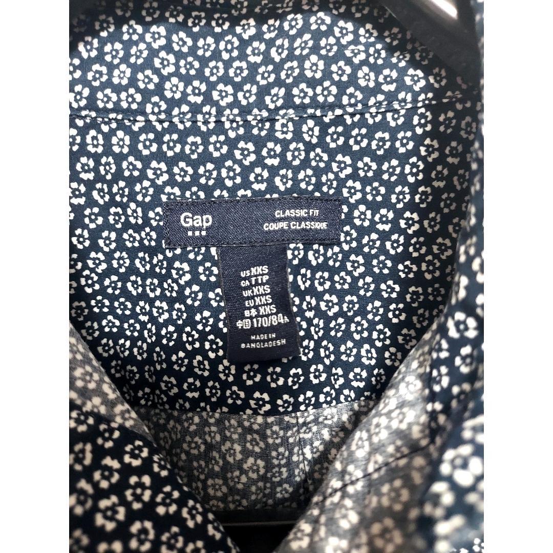 GAP 花柄ワンピース XXS 紺色 ネイビー 良好品 — image 3