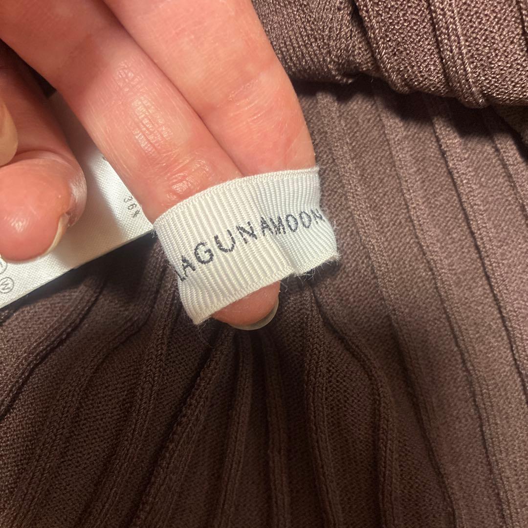 LAGUNAMOON ラグナムーン Vネック フロントボタン リブニット　お値引 — image 4