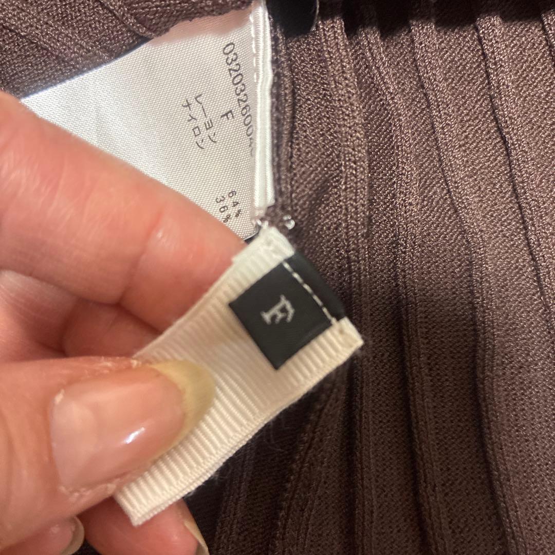LAGUNAMOON ラグナムーン Vネック フロントボタン リブニット　お値引 — image 5