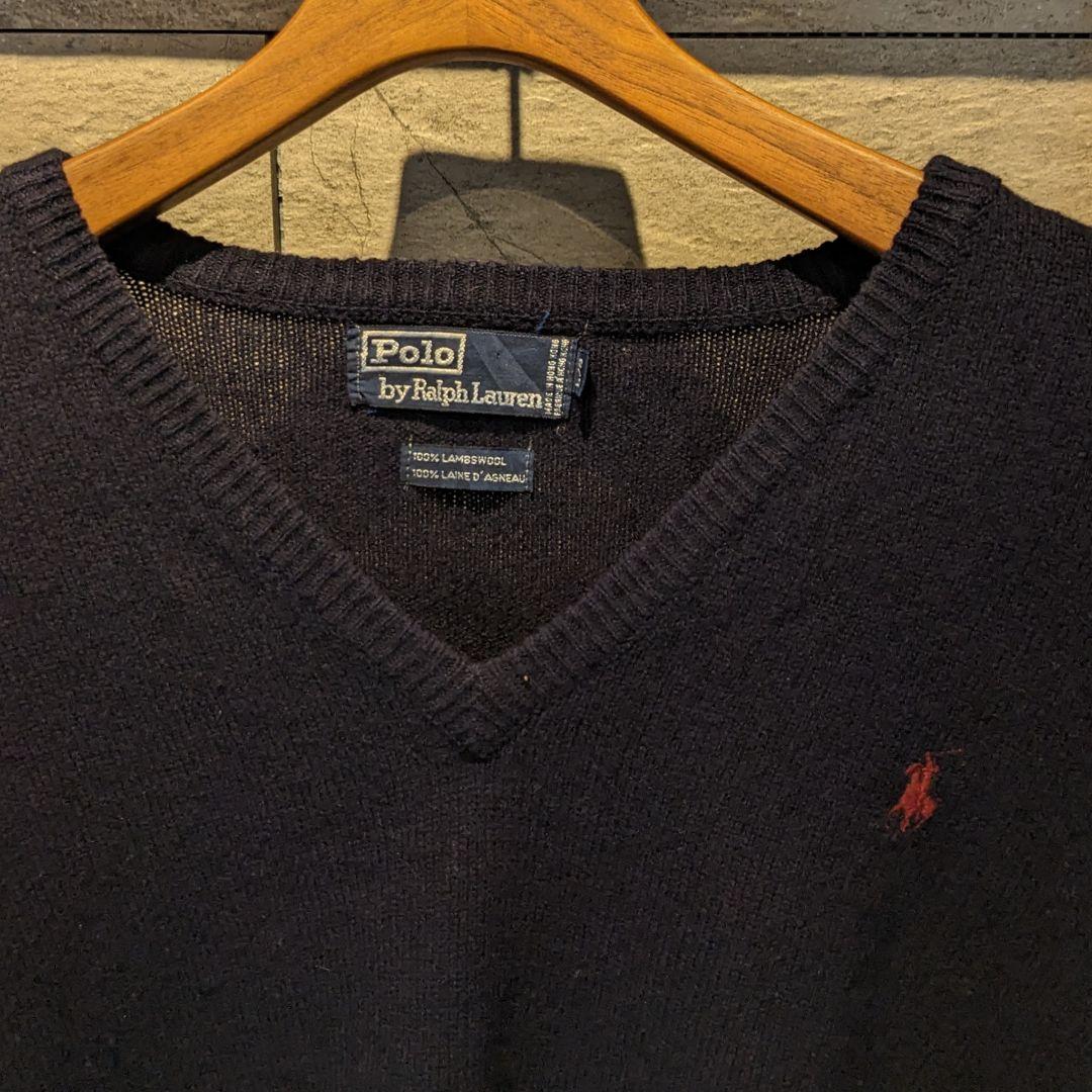 Polo by Ralph Lauren ラルフローレン　L ネイビーVネック — image 2