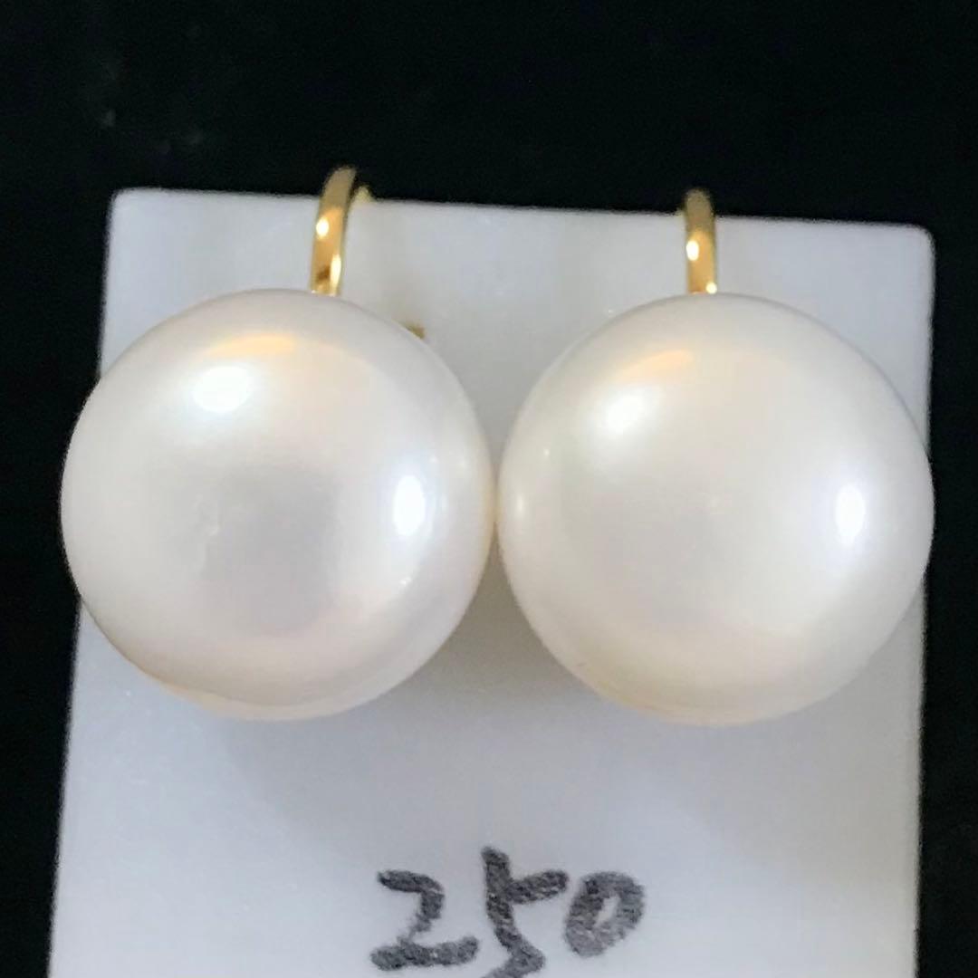 淡水パール 本真珠　イヤリング シンプル フォーマル　大粒 — image 5
