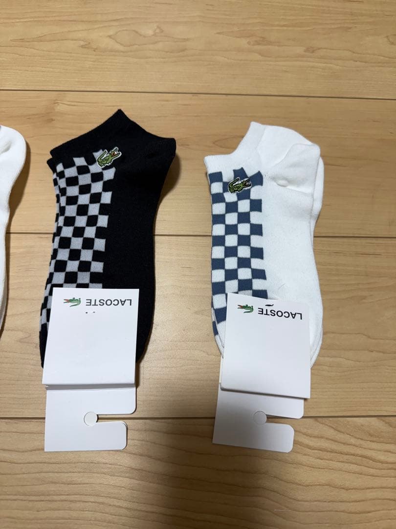 LACOSTE ラコステ メンズソックス 4足セット 25~27cm 特価品 — image 5