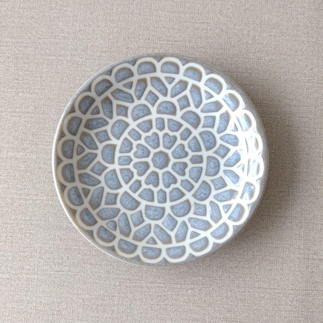 【4枚】新品 日本製 美濃焼 レース 小皿 醤油皿 アクセサリートレイにも — image 3