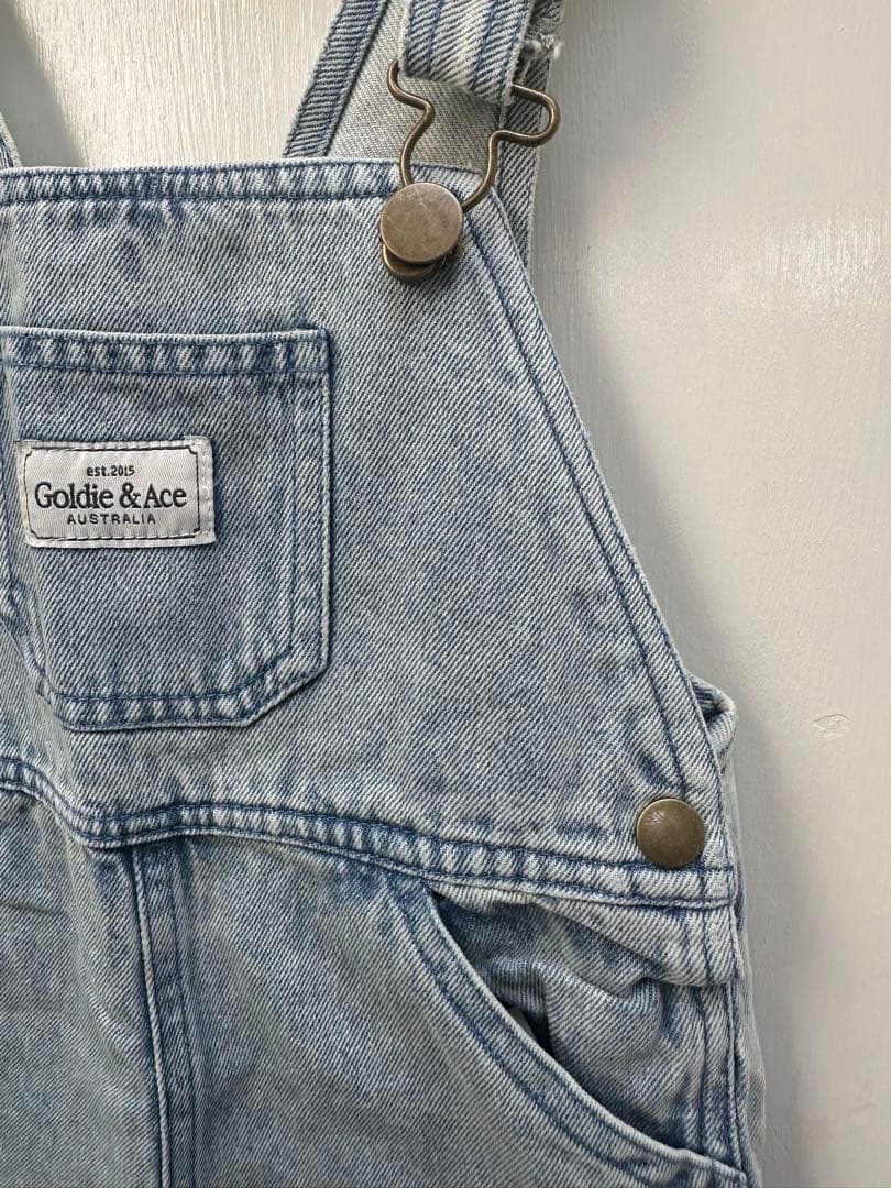 ライトブルーデニムオーバーオール 100size — image 3