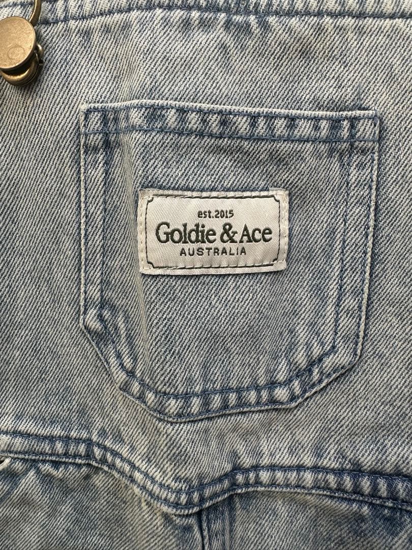 ライトブルーデニムオーバーオール 100size — image 4