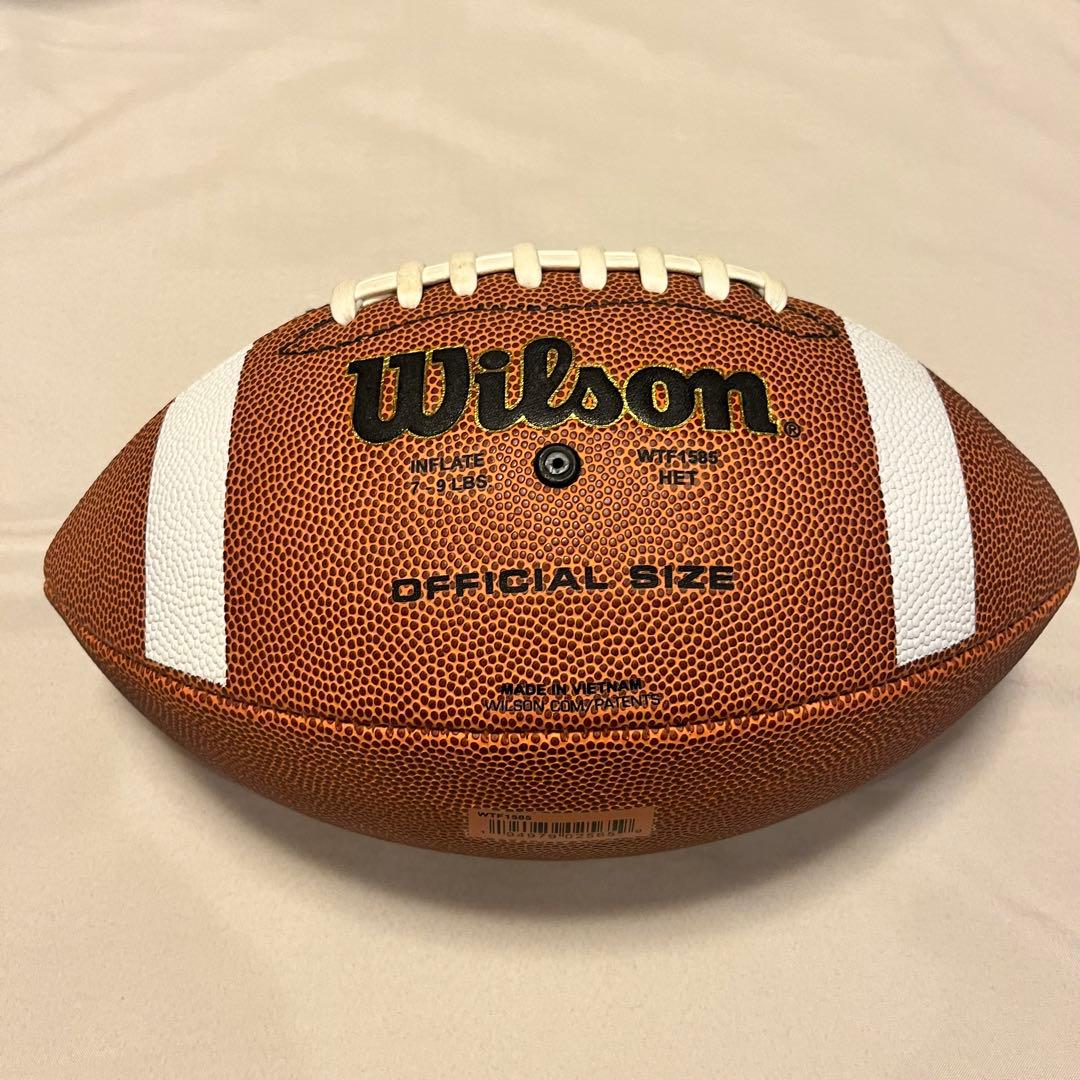 Wilson NCAA アメフトボール 公式サイズ 練習用 ほぼ未使用 美品 — image 3