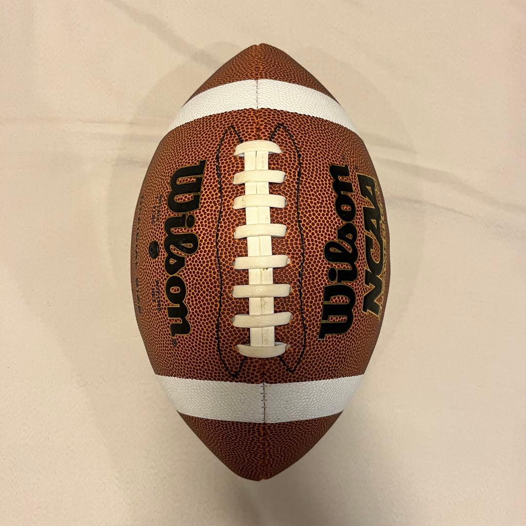 Wilson NCAA アメフトボール 公式サイズ 練習用 ほぼ未使用 美品 — image 4