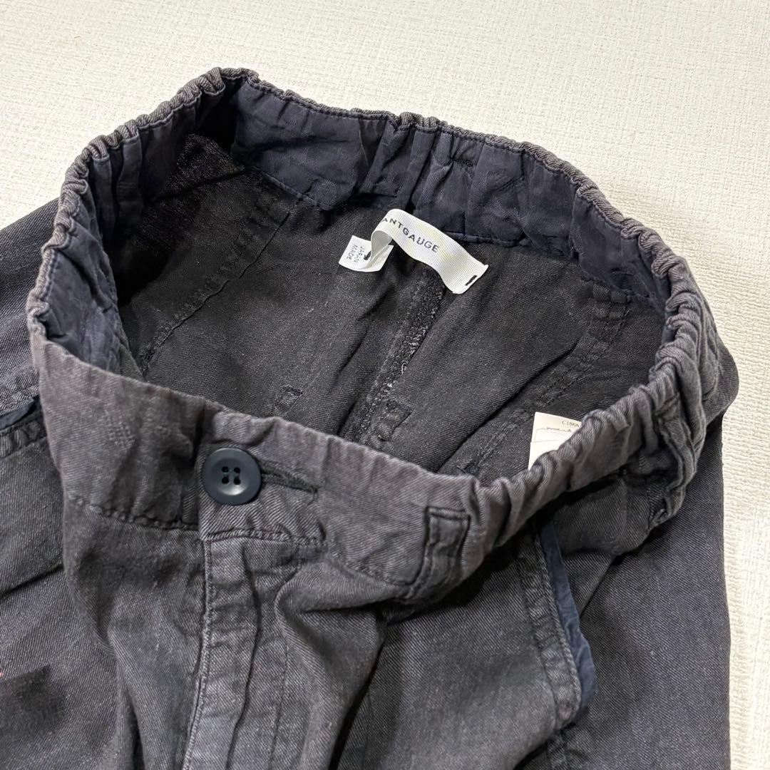 ANTGAUGE 麻混ストレッチパンツ S ダークグレー　アントゲージ　日本製 — image 4