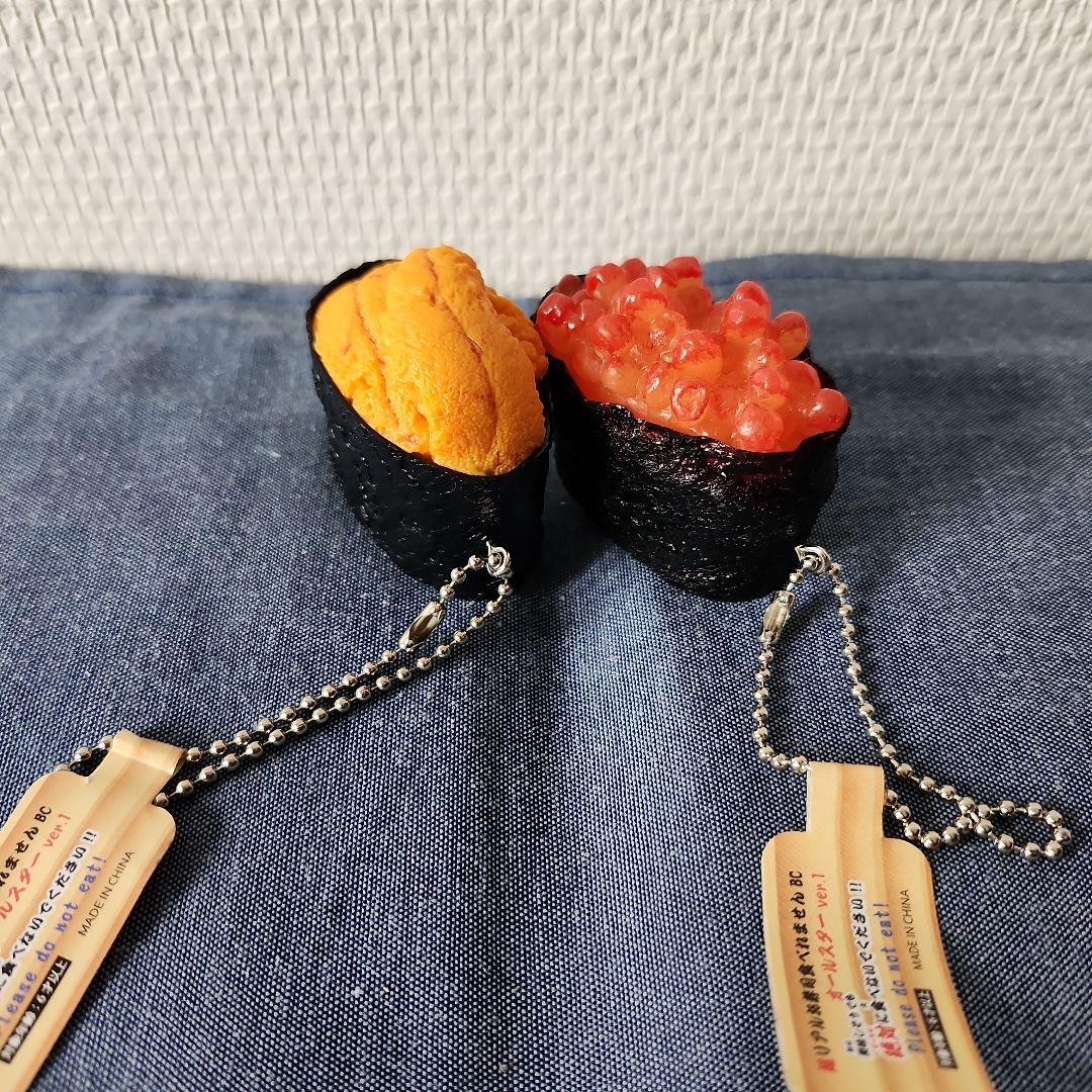 リアル食品サンプル 寿司キーホルダー ５個セット — image 2