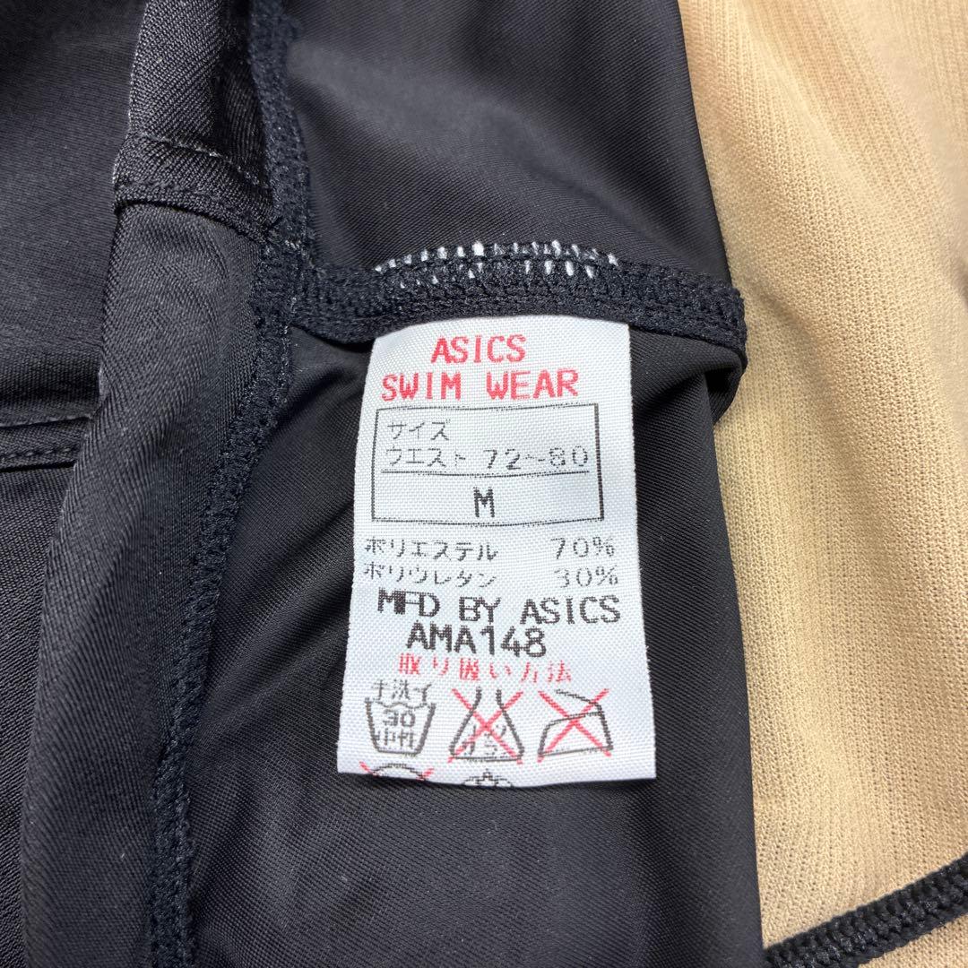 新品 ASICS 競泳水着 ハイドロCD AMA148 サイズM ブラック — image 5