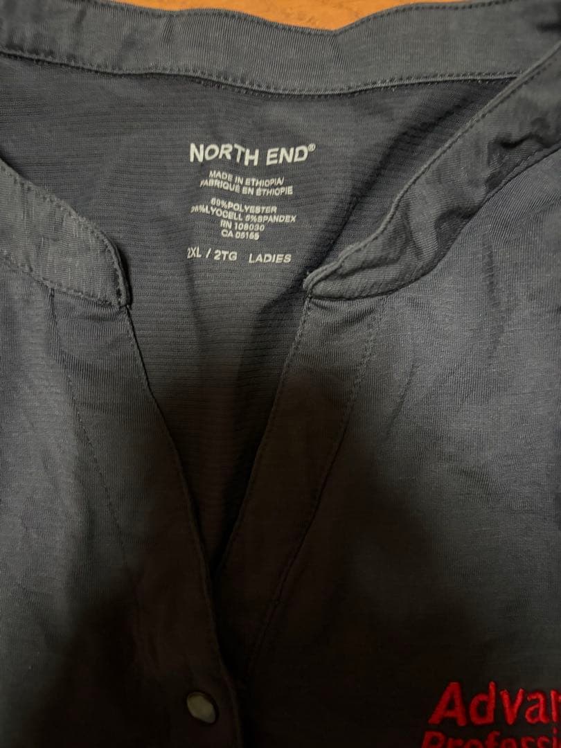 NORTH END レディース 半袖ポロシャツ 2XL ネイビー — image 2