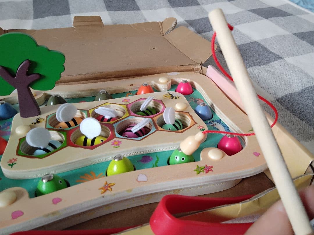 木製 釣り遊び 知育玩具 セット — image 5