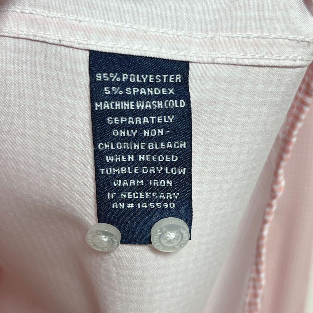 NAUTICA ノーティカ 長袖シャツ L レギュラーフィット ピンク チェック — image 5
