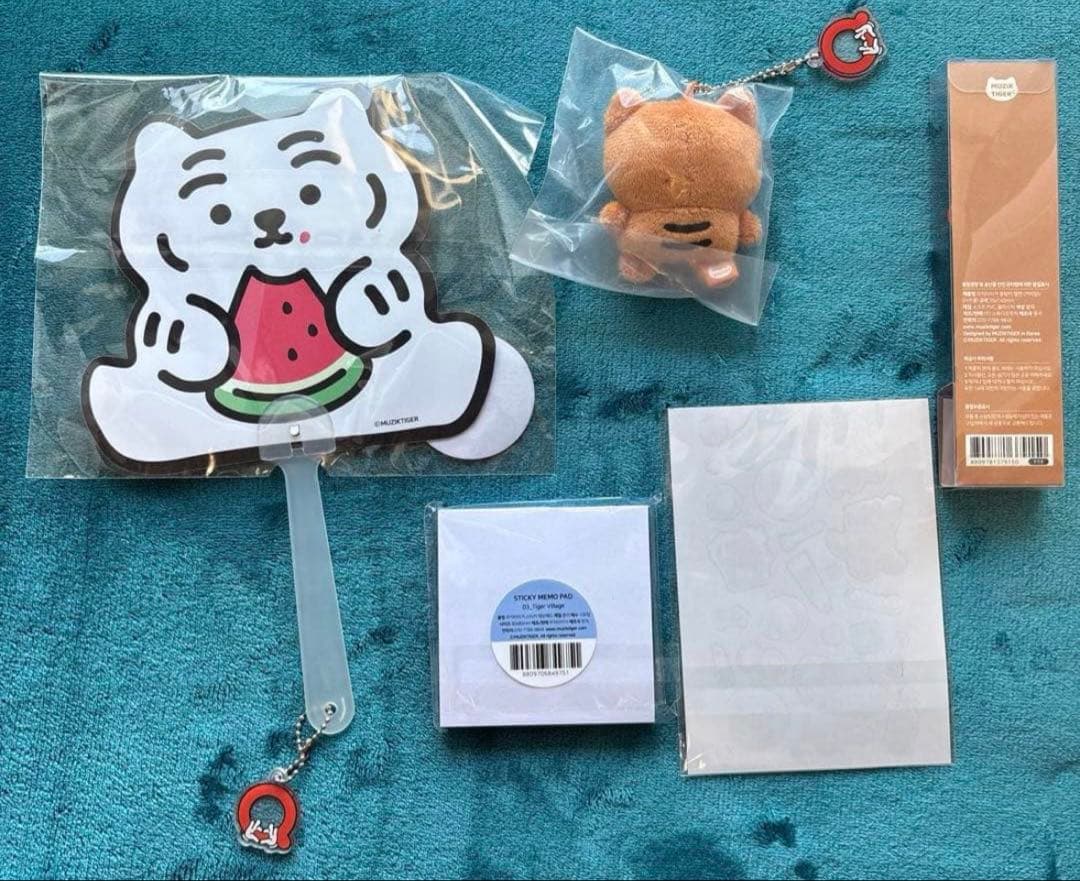 MUZIK TIGER 文房具セット うちわ ぬいぐるみ ペン　Qoo10 — image 2