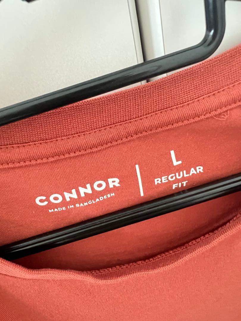 CONNOR Tシャツ テラコッタ Lサイズ — image 3