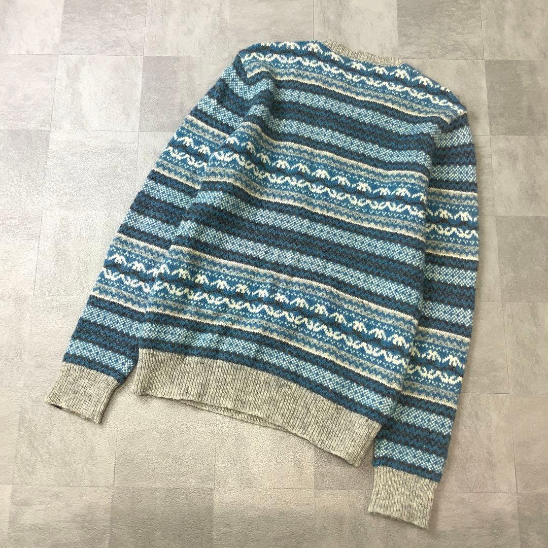 STUSSY ステューシー ノルディック セーター ニット ブルー系 — image 2