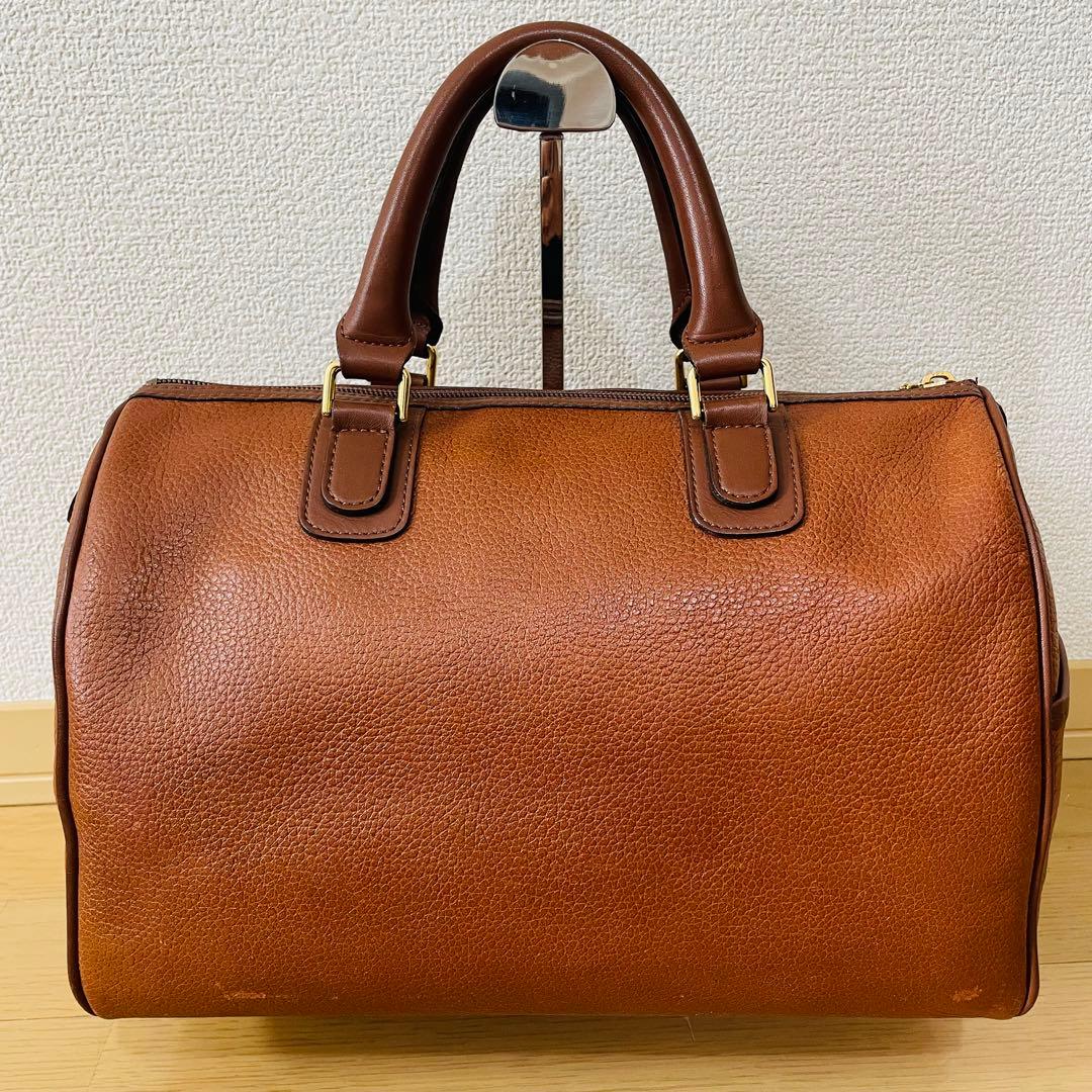 美品✨　Burberrys バーバリー ボストンバッグ ヴィンテージ レザー — image 2