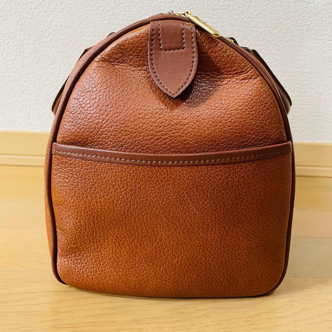 美品✨　Burberrys バーバリー ボストンバッグ ヴィンテージ レザー — image 4