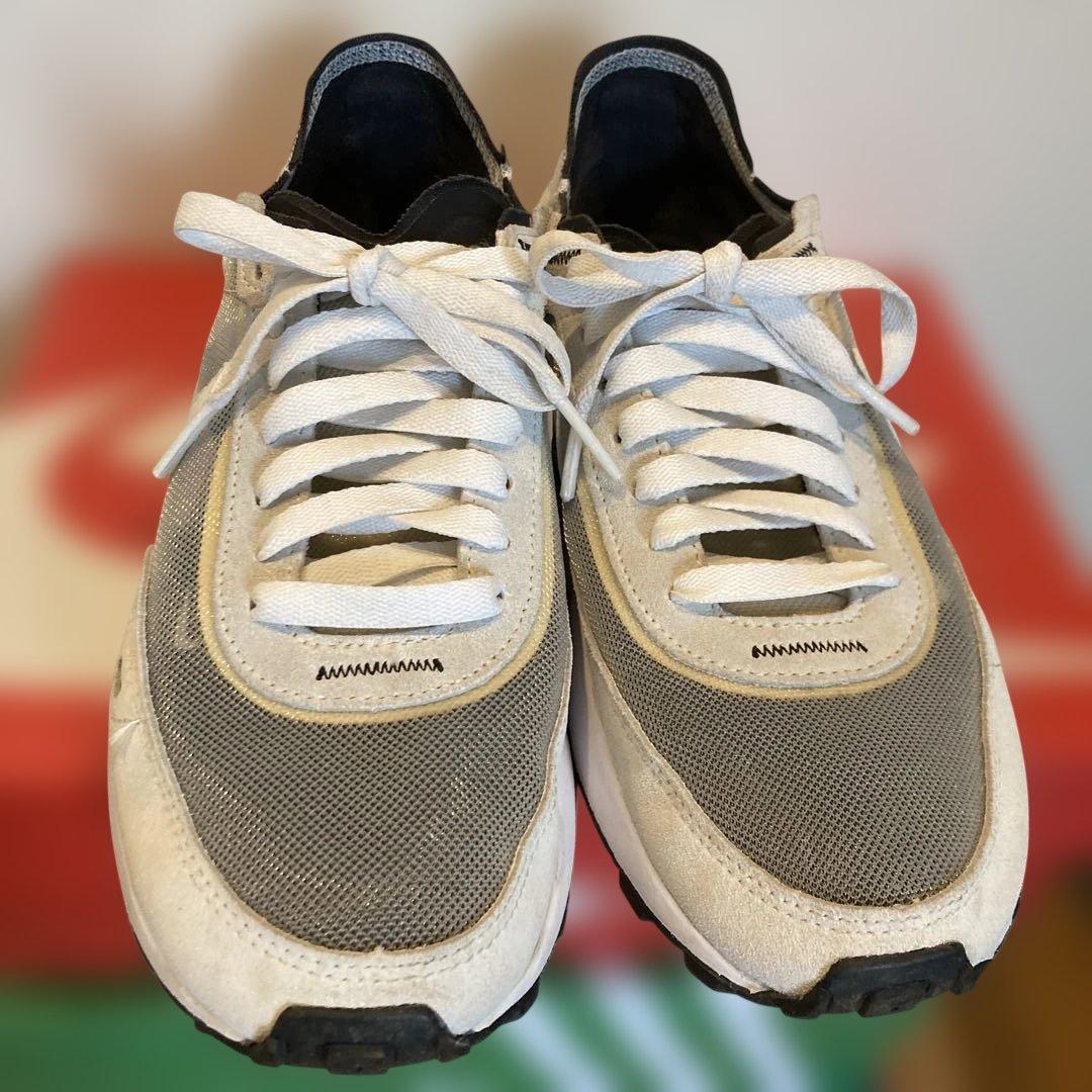 ★即日発送★NIKE ナイキ　ワッフルワン　ホワイト×ブラック　23.5cm — image 2