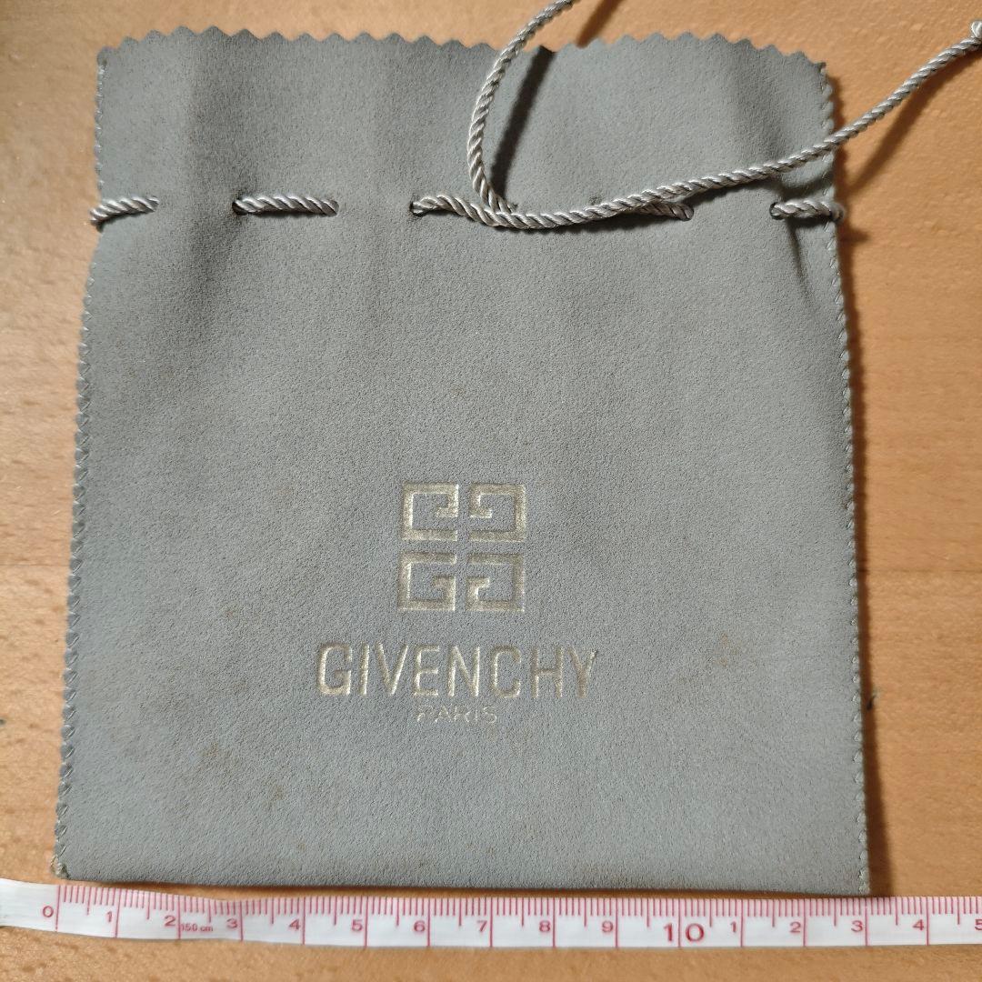 GIVENCHY PARIS 巾着ポーチ グレー​ 保存袋 アクセサリーポーチ — image 3
