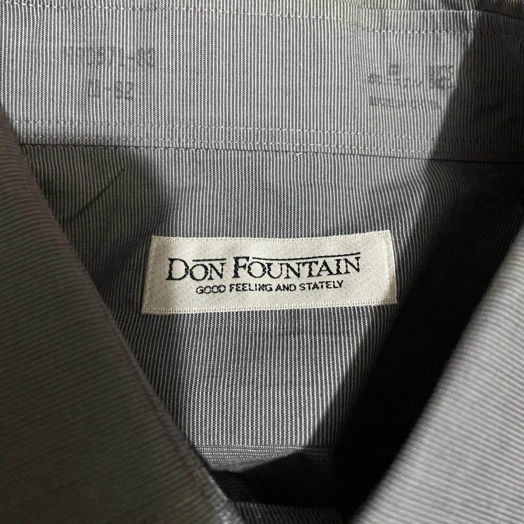 DON FOUNTAIN グレー 長袖シャツ ビジネスシャツ — image 3