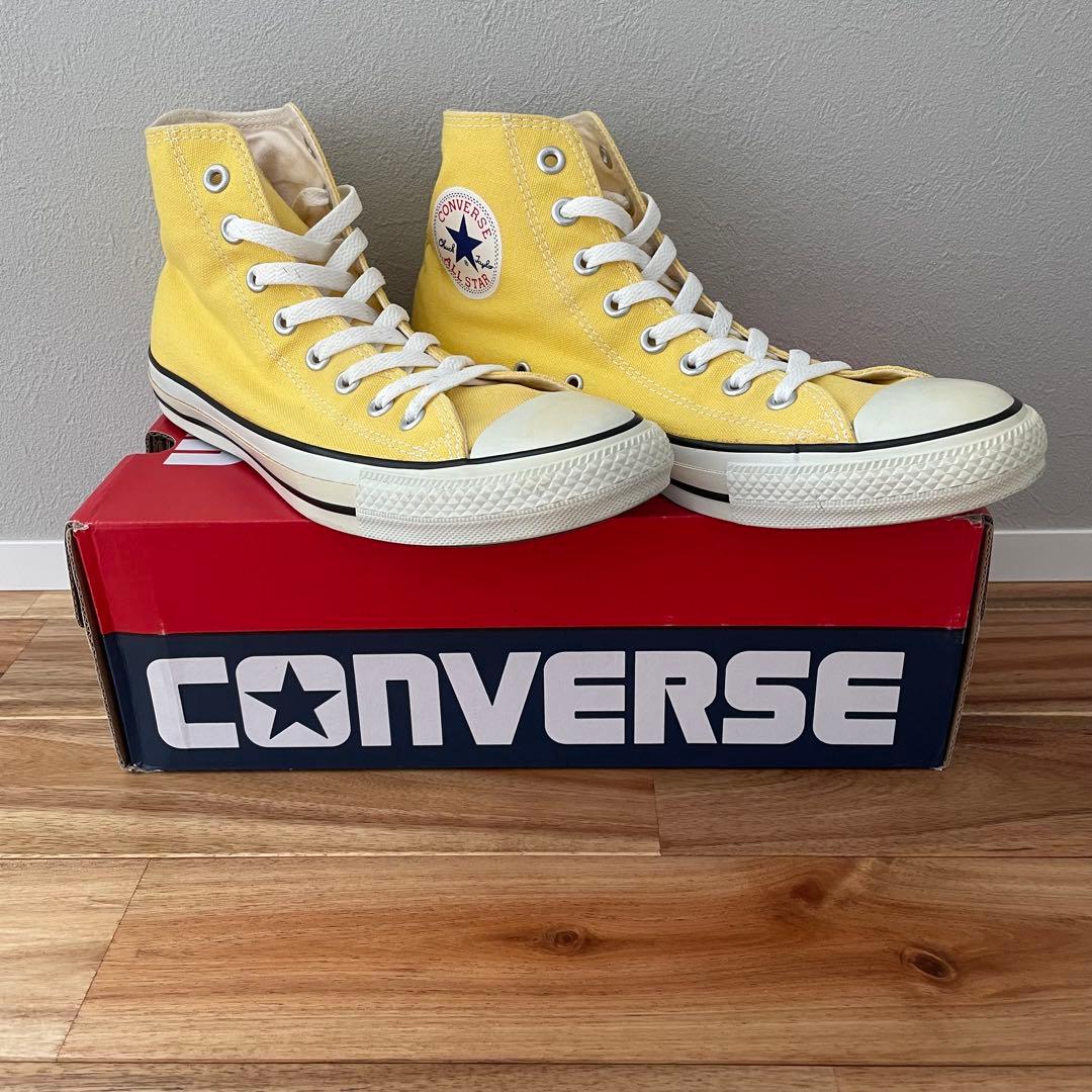 Converse All Star ハイカット イエロー 27cm — image 2