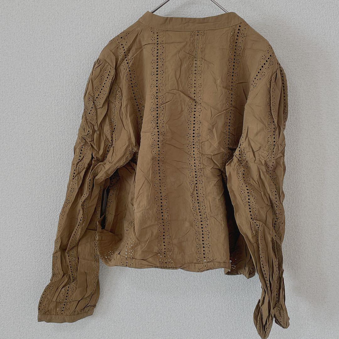 一点物⭐︎ ZARA 【M】ブラウン 長袖 シャツ レディース — image 2