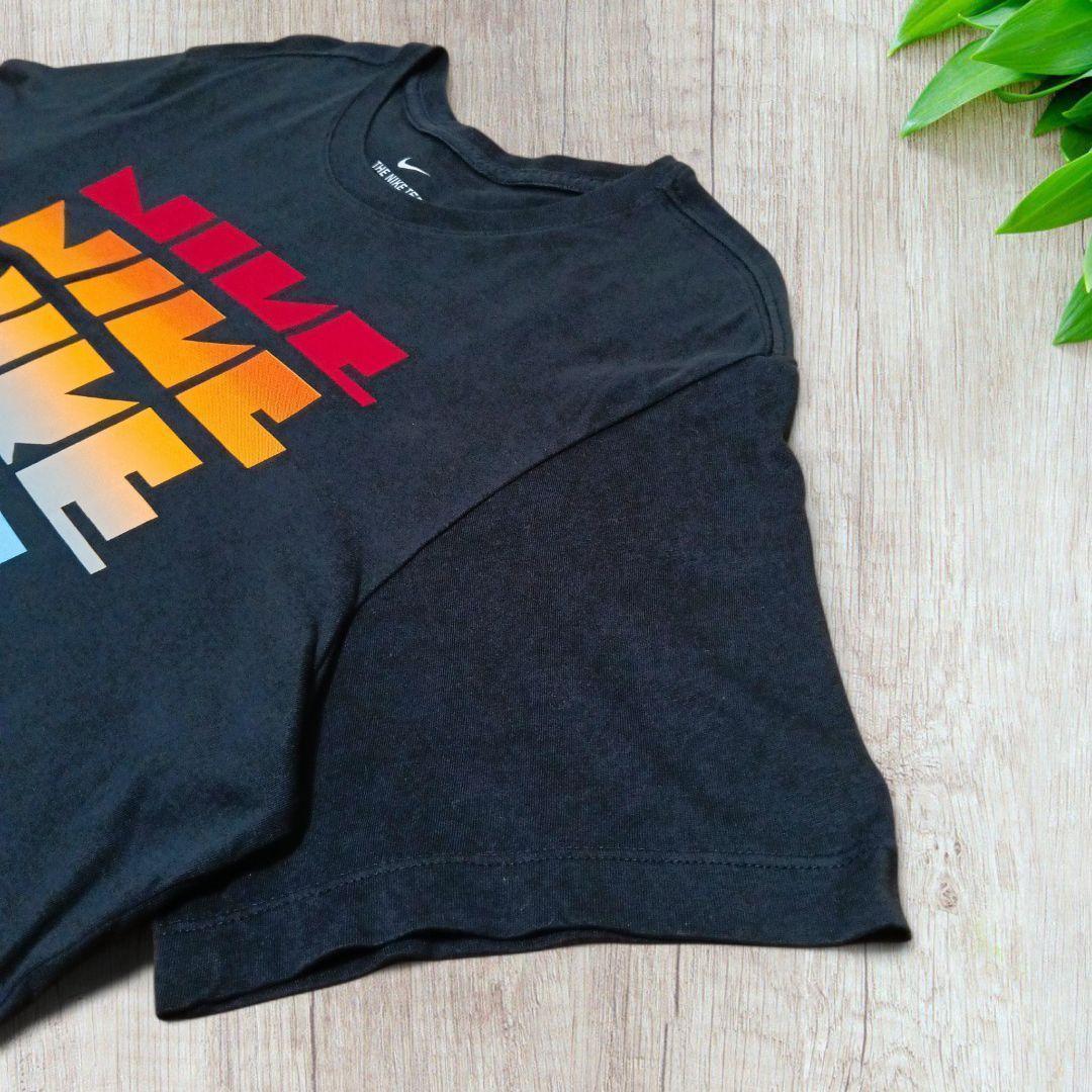 ナイキ NIKE6連ゴツロゴプリントT 綿 黒 2XL — image 5