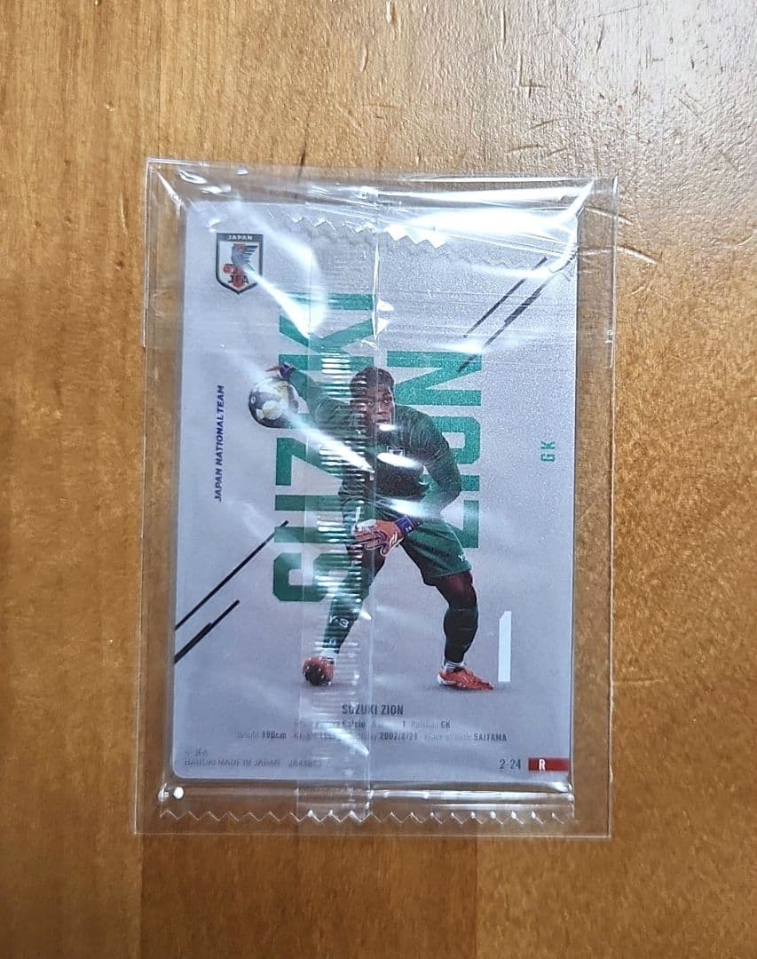 ツインウエハース サッカー日本代表ver. 2026年 鈴木彩艶 ★匿名発送★ — image 5
