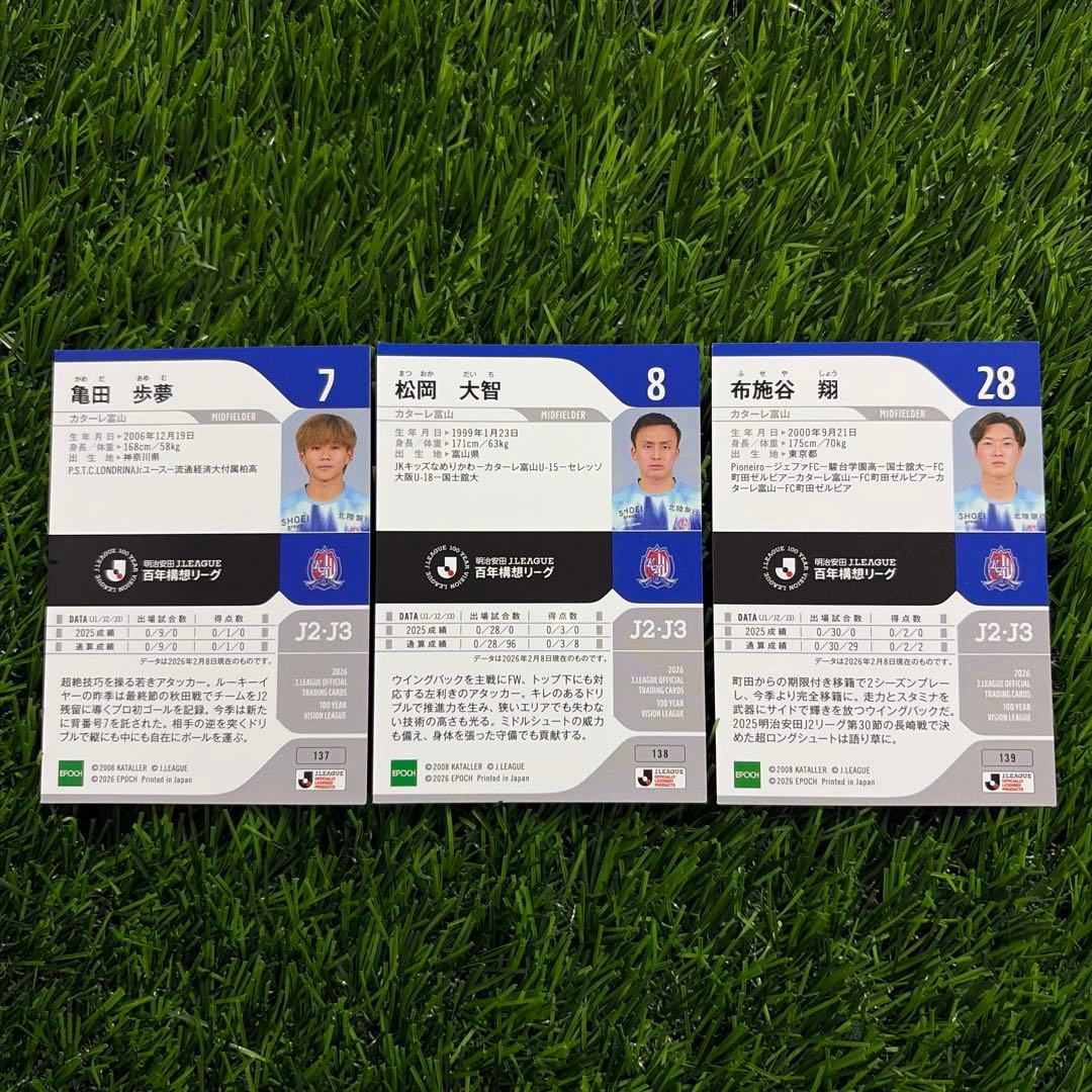 カターレ富山 レギュラーカード コンプリートセット 2026 百年構想リーグ — image 2