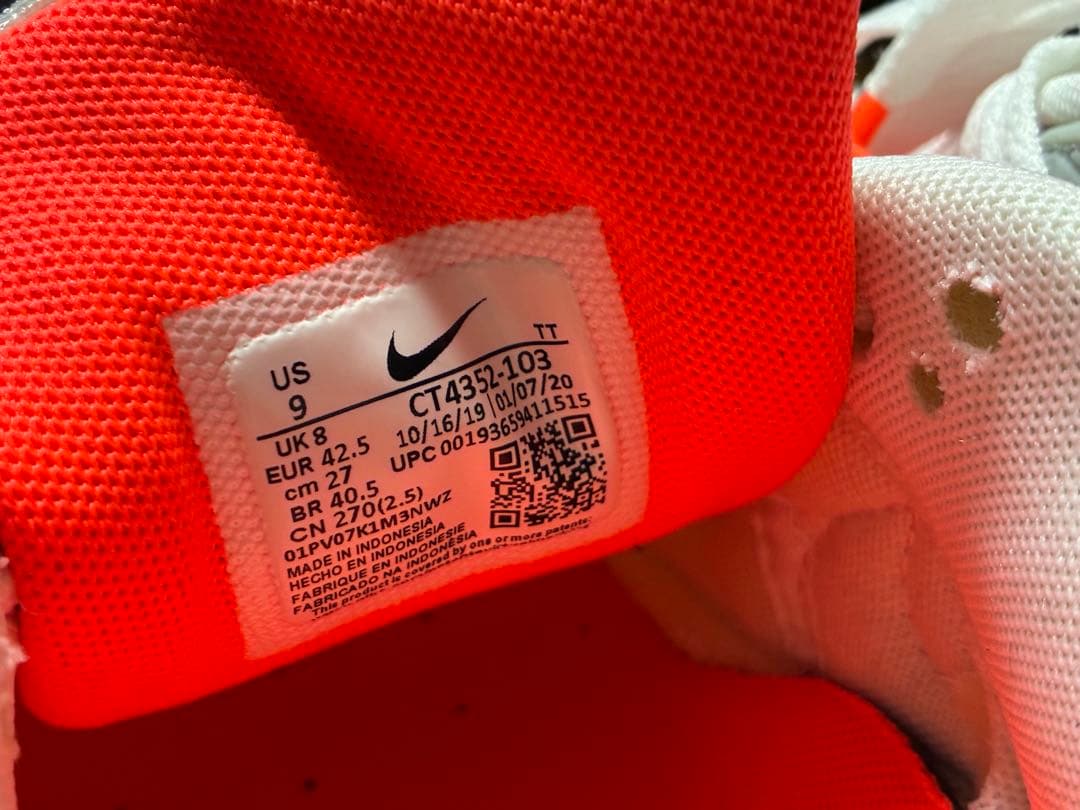 試し履きのみ　超美品　NIKE エアマックス90 オレンジ　27cm — image 4