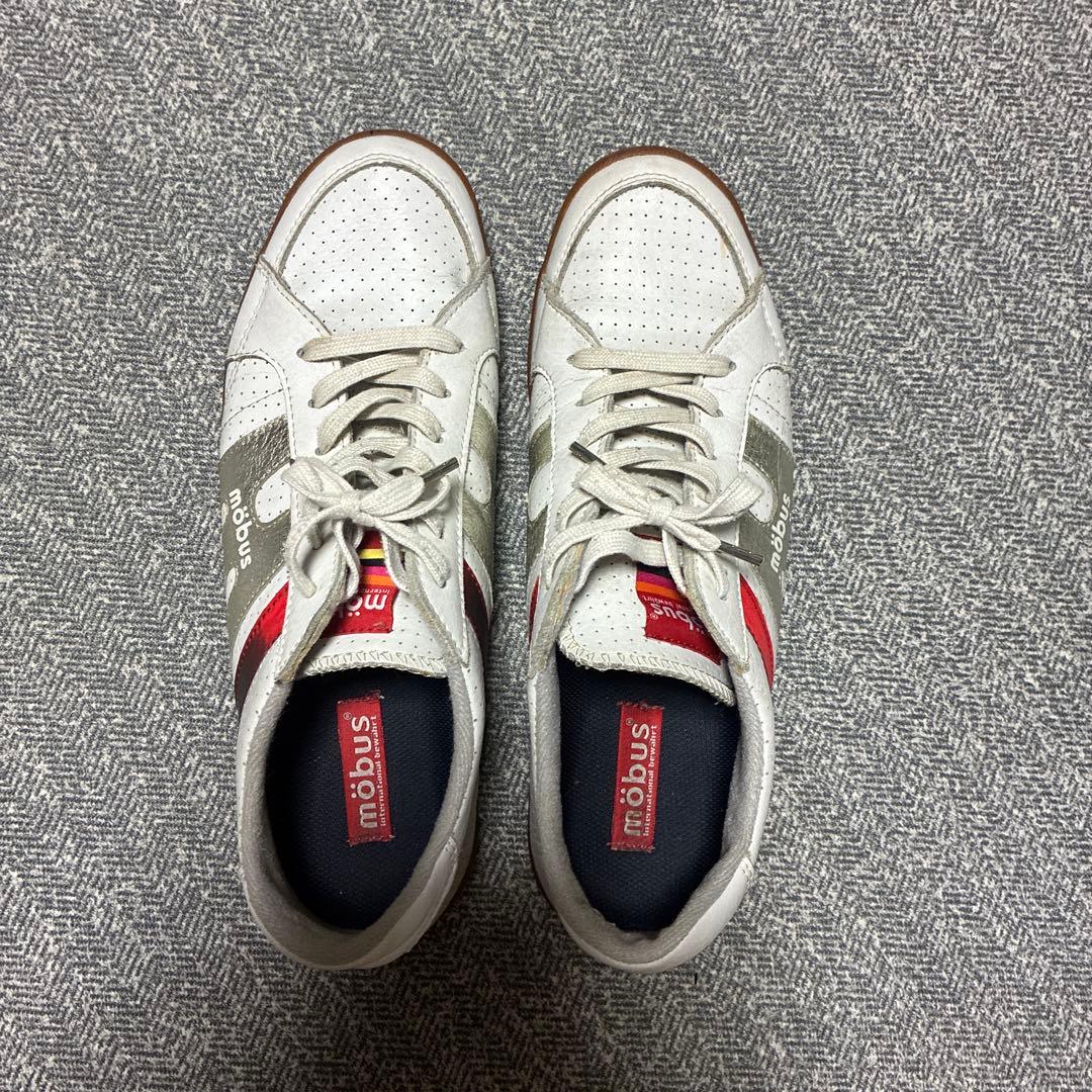 mobus スニーカー ホワイト レッド — image 4
